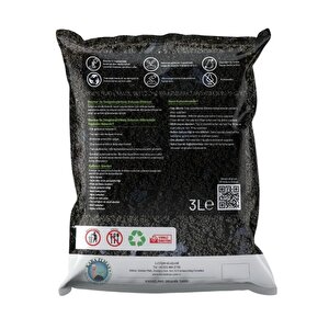 Vermikompost Ile Zenginleştirilmiş Biochar Gübre Karışımı 3 L