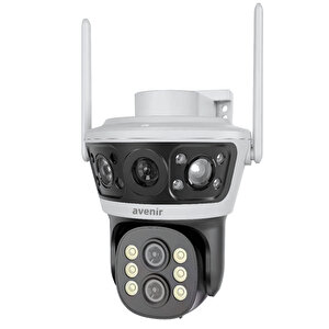 Av-s303 4mp 2 Kameralı 10x Zoomlu Wifi Ptz Kamera Sesli Ip Gece Görüşlü Kamera