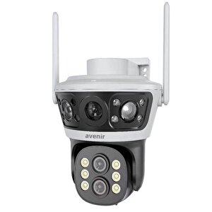 Av-s303 4mp 2 Kameralı 10x Zoomlu Wifi Ptz Kamera Sesli Ip Gece Görüşlü Kamera