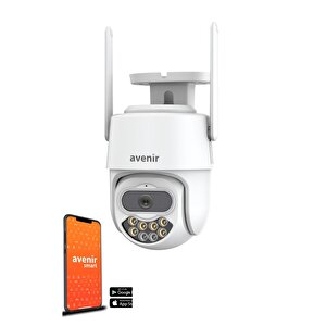 Av-s305 Gece Görüşlü Ptz 360° Hareketli Wifi Akıllı Kamera Dış Ortam Ptz Ip Kamera
