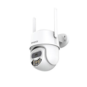 Av-s305 Gece Görüşlü Ptz 360° Hareketli Wifi Akıllı Kamera Dış Ortam Ptz Ip Kamera