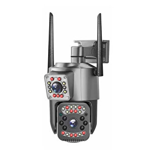Av-m07w 2 Kameralı Wifi Sesli 4mp Full Hd Uygulama Kontrollü Sesli Su Geçirmez Kamera