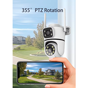 Av-s301 Wifi 4mp Sesli İnsan Takipli Alarmlı 256gb Sd Kart Destekli Gece Görüşlü Kamera