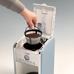 1342 Vintage Filtre Kahve Makinesi - Mavi