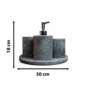 Di̇gi̇su Mermer Banyo Seti̇-gri̇