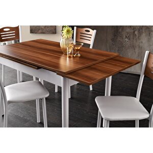 Smart Masa Ve Smart Sandalye Takimi, Cevi̇z Beyaz, 110x70