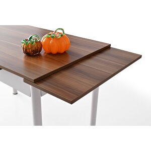 Smart Masa Ve Smart Sandalye Takimi, Cevi̇z Beyaz, 110x70
