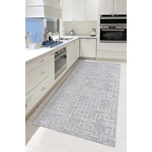 Dijital Kaymaz Yıkanabilir Modern Renkli Mutfak Halısı Salon Halısı Yolluk