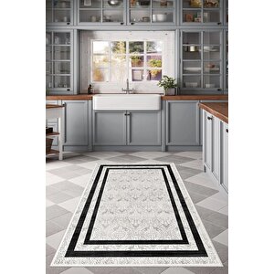 Dijital Kaymaz Yıkanabilir Modern Renkli Mutfak Halısı Salon Halısı Yolluk