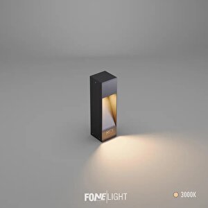 Luzerra 35 cm LED Bahçe Set Üstü Aydınlatma Antrasit Alüminyum IP65 Peyzaj Yürüyüş Yolu Bahçe Lambası 3000K