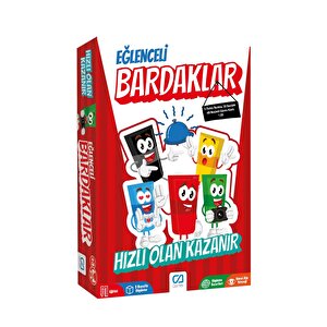 Ca Games Eğlenceli Bardaklar 3+ Yaş Üzeri Için 2-4 Kişilik Eğitici Ve Eğlenceli Aile Kutu Oyunu