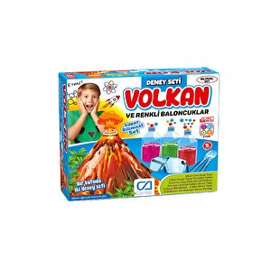 Ca Games Volkan Ve Renkli Baloncuklar 8+ Yaş Çocuklar Için Eğlenceli Eğitici Bilimsel Deney Seti