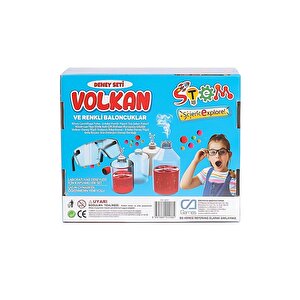 Ca Games Volkan Ve Renkli Baloncuklar 8+ Yaş Çocuklar Için Eğlenceli Eğitici Bilimsel Deney Seti