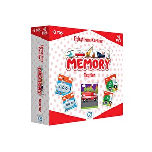 Taşıtlar Temalı 48 Kartlı Eğitici Memory Çocuk Eşleştirme Hafıza Oyun Kartları