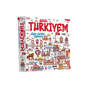 Ca Games Güzel Türkiyem Doğa-kültür-eğlence 210 Parçalı Eğitici 7+ Yaş Çocuklar Için Kutu Oyunu