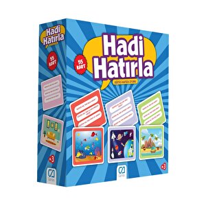 Ca Games Hadi Hatırla 55 Kartlı Çok Oyunculu Eğitici Çocuk Hafıza Oyun Kartları