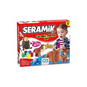 Seramik Başlangıç Seti 8+ Yaş Çocuklar Için Eğitici Ve Eğlenceli Aktivite Seti
