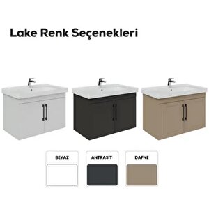 Creavit D20 Kapaklı Lavabo Dolabı Beyaz