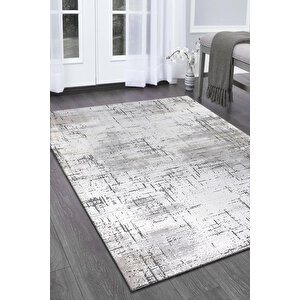 Dijital Kaymaz Yıkanabilir Modern Gri̇ Mutfak Halısı Salon Halısı Yolluk