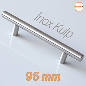 Seramika 96 Mm - 9.6 Cm İnox Metal 10 Adet Mobilya Mutfak Çekmece Dolap Dolabı Kulbu Kulpu Kulpları
