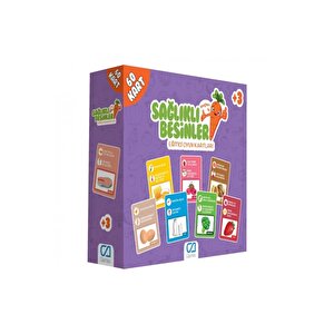 Ca Games Sağlıklı Besinler 60 Kartlı Türkçe-i̇ngilizce Destekli İpuçlu Eğitici Çocuk Oyun Kartları