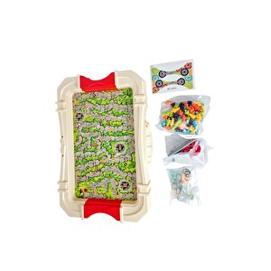 Make-a-maze 4+ Yaş Çocuklar Için Çok Oyunculu Süper Eğlenceli Eğitici Labirent Kutu Oyunu