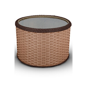 Lumi̇s Kahve Rattan Di̇psi̇z Kuyu Kahverengi