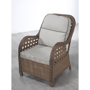 Venüs Rattan Bahçe Takimi 2+1+1+masa Kahverengi