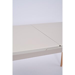 Kum Beji Boyalı Mdf Mutfak Masası 80x130