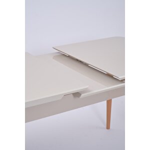 Kum Beji Boyalı Mdf Mutfak Masası 80x130