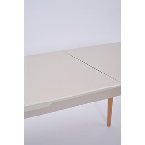Kum Beji Boyalı Mdf Mutfak Masası 80x130
