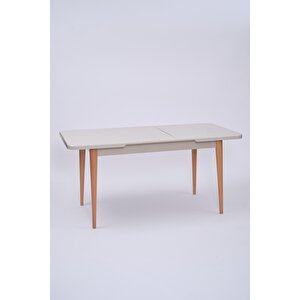Kum Beji Boyalı Mdf Mutfak Masası 80x130