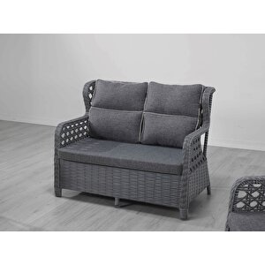 Artos Rattan Bahçe Takimi 2+1+1+masa Gri