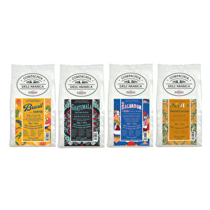 %100 Arabica Çekirdek Kahve 4x250gr Tanışma Paketi