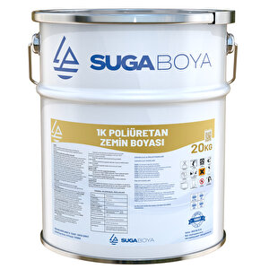 Suga  1k Poli̇üretan Zemi̇n Boyasi 20 Kg Gri