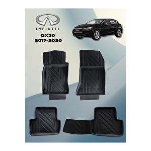 Infiniti Qx30 2017-2019 Arası Uyumlu 5,5d Havuzlu Paspas Tpe Malzeme