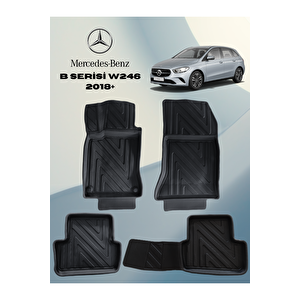 Mercedes B Serisi W247 2018+ Sonrası  5,5d Havuzlu Paspas Tpe Malzeme