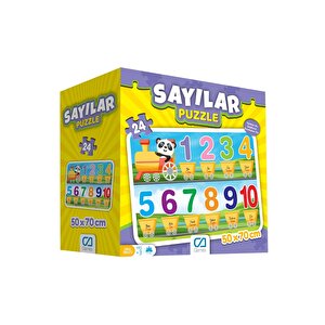 Ayılar 24 Parça 50x70cm Çocuk Yer-zemin Puzzle Yapboz Serisi