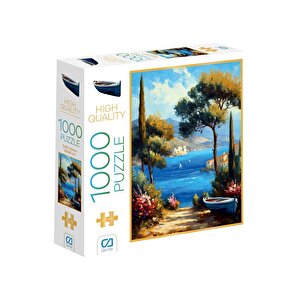 Sahil Kenarı 1000 Parça 2,2mm Kalınlık 48x68cm Profesyonel Hobi Puzzle Yapboz Serisi