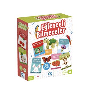 Ca Games Eğlenceli Bilmeceler 60 Kartlı Eğitici Çocuk Oyun Kartları Aile Oyunu