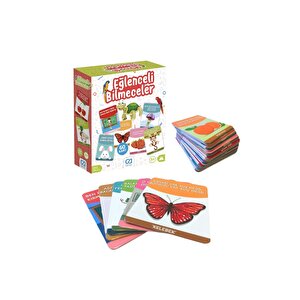 Ca Games Eğlenceli Bilmeceler 60 Kartlı Eğitici Çocuk Oyun Kartları Aile Oyunu