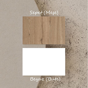1280 Monza 180 Cm (membran Mdf Kapaklı) Bohem Tv Ünitesi Sepet-beyaz
