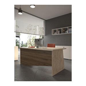 Festival Ofis Masası - Ofi̇s-5-8-2-120x90 Beyaz - Ceviz