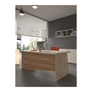 Festival Ofis Masası - Ofi̇s-5-8-6-120x75 Beyaz - Çam