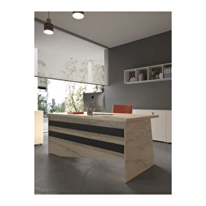 Festival Ofis Masası - Ofi̇s-4-8-4-120x60 Beyaz - Antrasit
