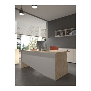 Festival Ofis Masası - Ofi̇s-7-8-1-180x75 Beyaz - Beyaz