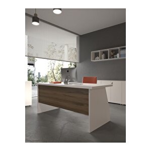 Festival Ofis Masası - Ofi̇s-2-1-2-160x60 Beyaz - Ceviz