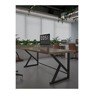 Profesyonel Ofis Masası Of75002-6-160 A.çam 36 Mm Kalınlık - 160 X 75 Cm