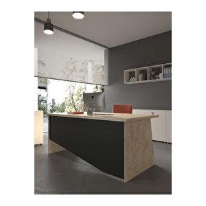Festival Ofis Masası - Ofi̇s-7-8-4-120x60 Beyaz - Antrasit