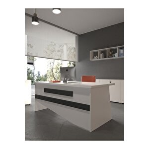 Festival Ofis Masası - Ofi̇s-10-1-4-180x90 Beyaz - Antrasit